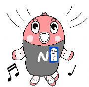 ナッピーが歌っているイラスト