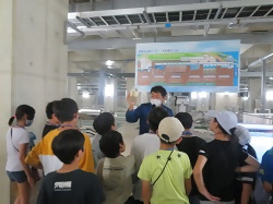 露橋水処理センター見学会の写真