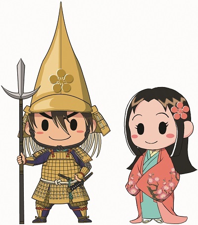 イラスト:としいえくんとおまつちゃん