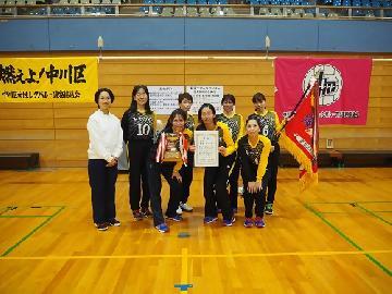 写真:優勝「キャッチ」の皆さん