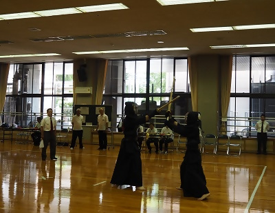 写真:剣道大会の様子