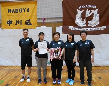 混合の部優勝、五反田Aの皆様の写真