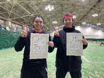 男子の部優勝ペア写真