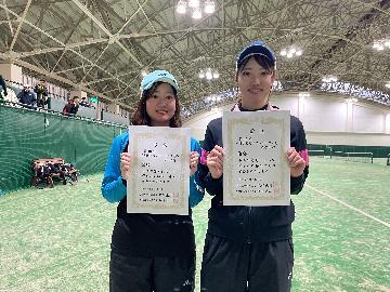 女子の部優勝ペア写真