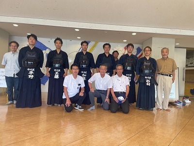 写真：剣道大会のメンバーの皆様