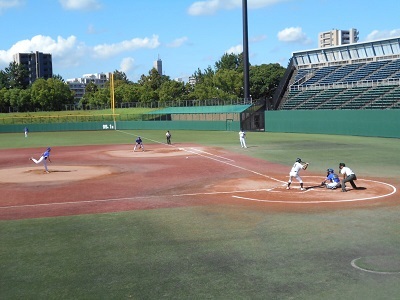 写真：軟式野球大会の様子