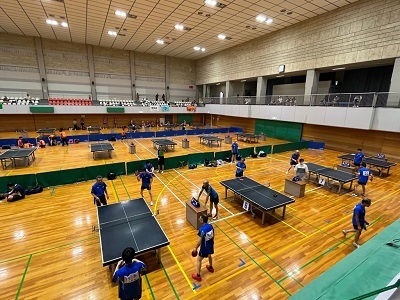 写真：卓球大会の様子