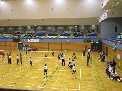 写真:レクリエーションバレーボール大会の様子