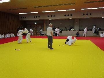 写真:柔道大会の様子