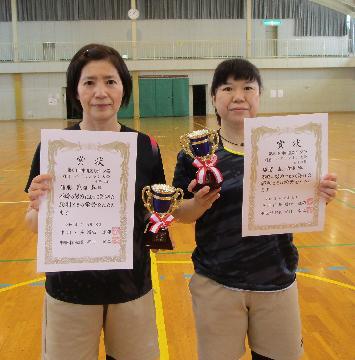 写真:女子の部 優勝
