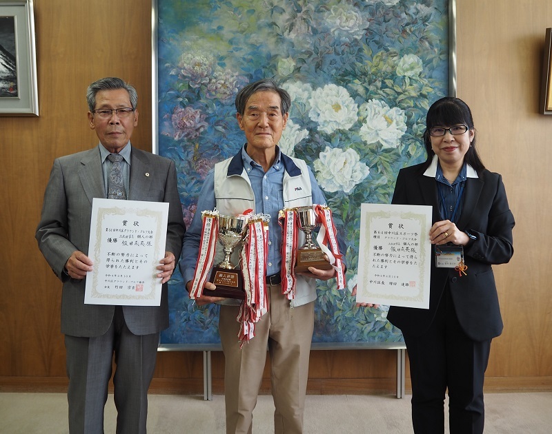 写真:個人の部優勝 飯田 成英様