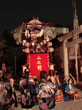 写真:当日の風景(二ノ割1)