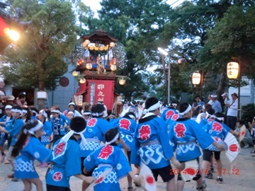 写真:当日の風景(四ノ割1)