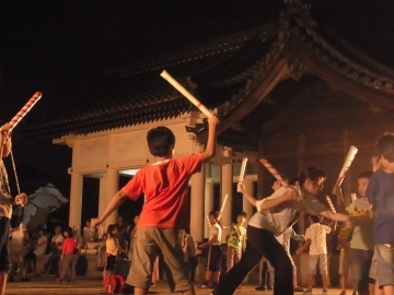 写真:練習風景(一ノ割2)