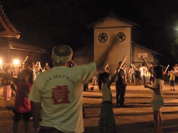 写真:練習風景(一ノ割4)