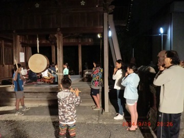 写真:練習風景(二ノ割1)