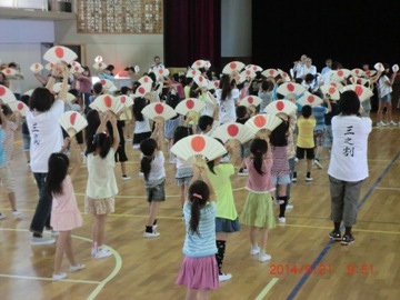 写真:練習風景(三ノ割2)