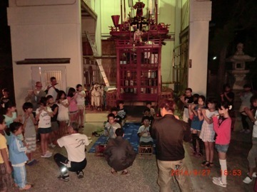 写真:練習風景(三ノ割3)