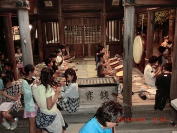 写真:練習風景(四ノ割2)