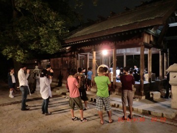 写真:練習風景(五ノ割2)