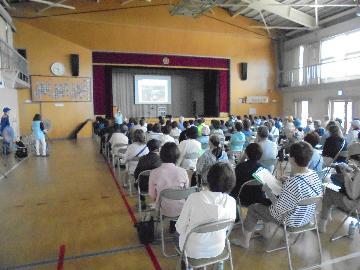 防災講話の写真