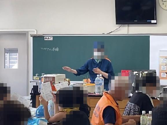 写真:ペット同行避難