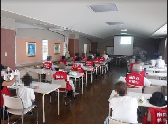 写真:ボランティアセンター開設・運営訓練の様子