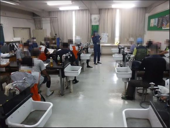 写真:感染症予防講習の様子