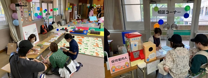 写真:身体測定の様子