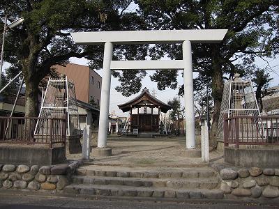 写真：正徳町2丁目神明社鳥居