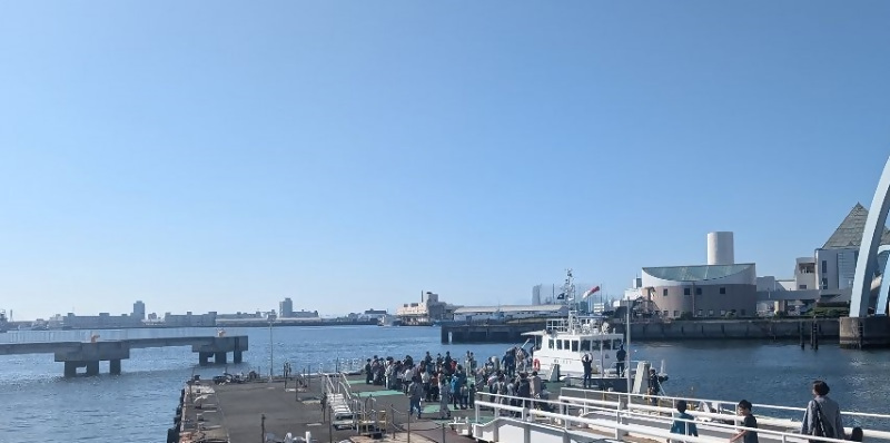 写真:巡視艇一般公開の様子