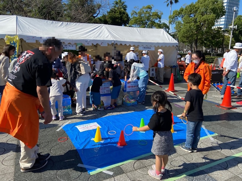 写真:港区東部・西部いきいき支援センターブースの様子