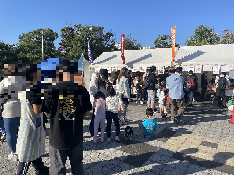 写真:模擬店の様子