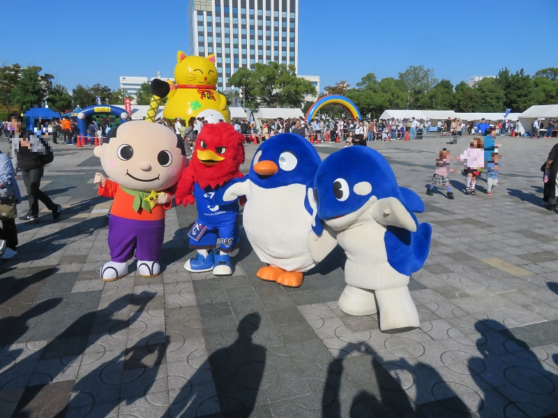 写真:着ぐるみキャラクター