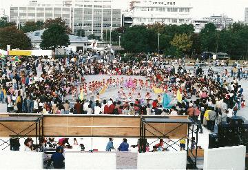 写真:多加良浦保育園児・富士文化幼稚園児鼓笛演奏 第6回 平成7年(1995年)