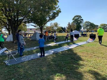 写真：芝生広場クロリティの様子