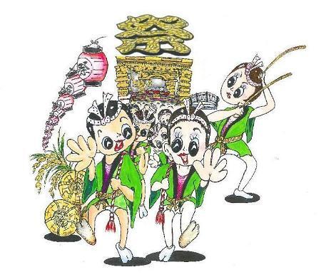 南陽地域ふれあいまつりのイメージイラスト