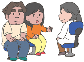 イラスト：産婦健康診査