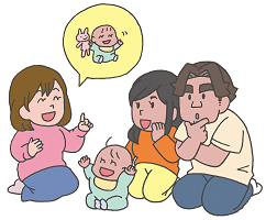 イラスト：赤ちゃん訪問