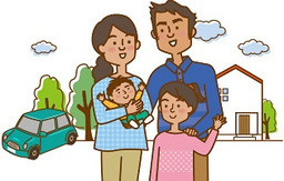 家族のイラスト