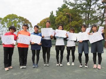 写真：女子の部、入賞者の皆さん