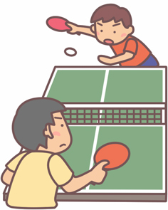 卓球のイラスト