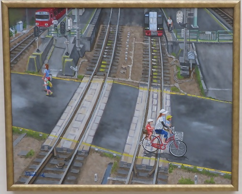 写真:洋画の部 市長賞作品