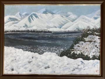 写真:日本画の部 市長賞作品