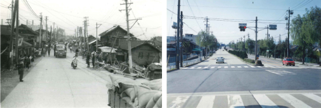 写真:中川橋から西を見た風景