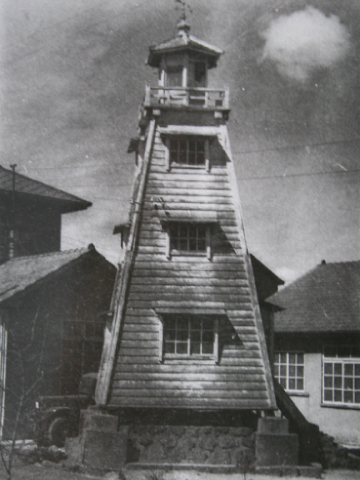 写真:初代築地灯台の様子