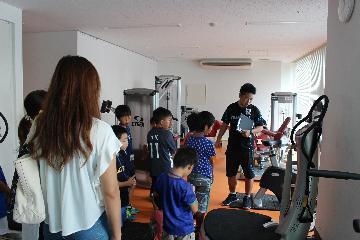 写真：トレーニングルームの様子