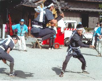 切り割けの写真