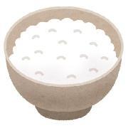 白米のイラスト