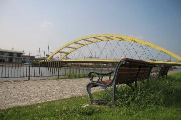 写真:中川運河の様子